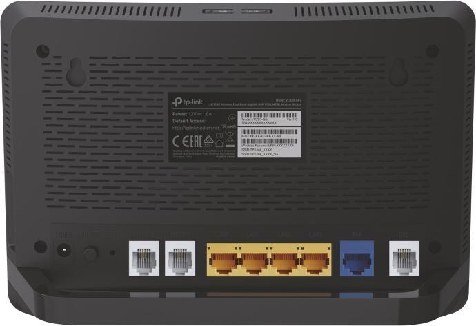 Actual product image TP-Link ROUTER AC1200 GIGABIT SUPER VDSL 5P GIGABIT 1P VDSL2 2P USB