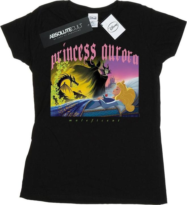 Actual product image Disney Womens/Ladies Sleeping Beauty And Maleficent Cotton T-Shirt (XXL)