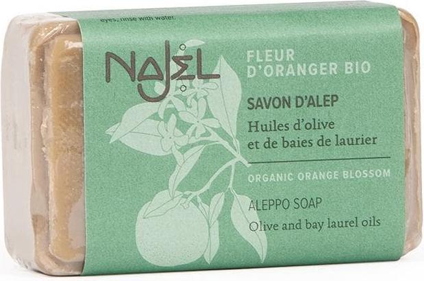 Image du produit Najel Savon d'Alep à la fleur d'oranger BIO (Savon dur)