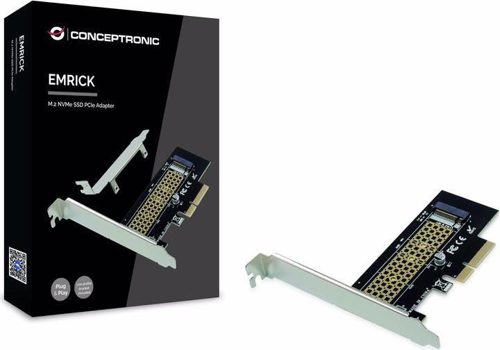Produktbild Conceptronic EMRICK M.2-NVMe-SSD-PCIe-Adapter