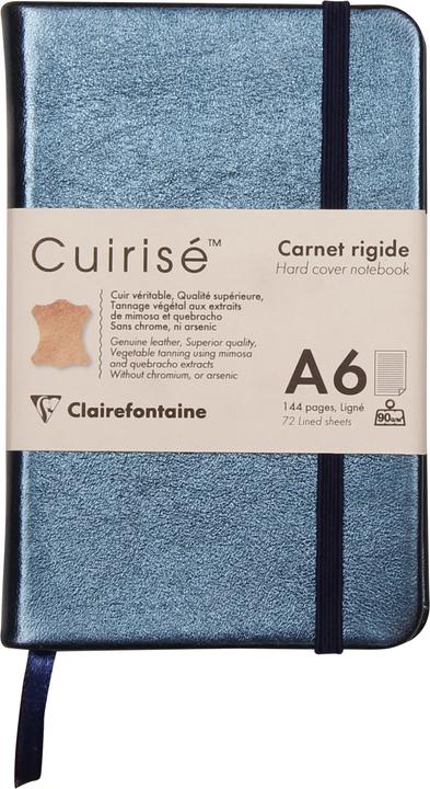 Image du produit Clairefontaine Papeterie cuir (A6, Blanc, Couverture rigide)