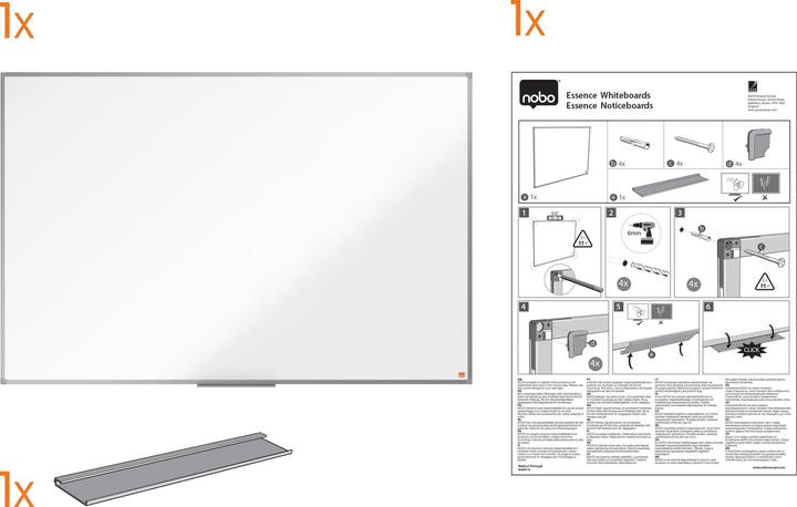 Produktbild Nobo Whiteboard aus Stahl (240 x 120 cm)