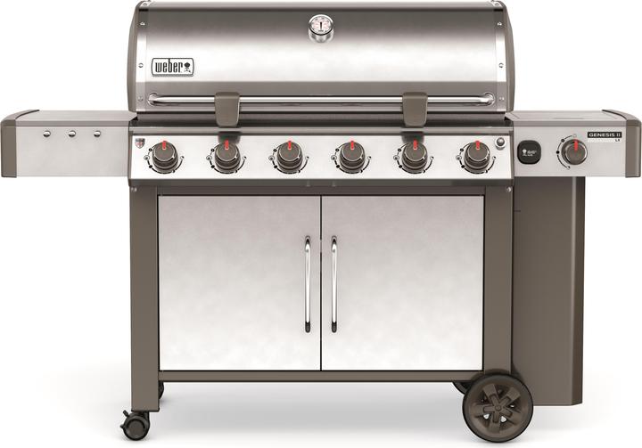 Weber Genesis II LX S-640 GBS inklusive gratis Gourmet BBQ System Pizzastein Einsatz