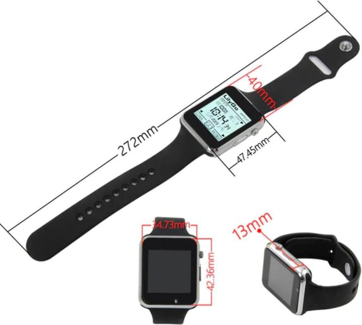 Actual product image Lilygo T-Watch S3 Smartwatch ESP32-S3 with 868Mhz Lora