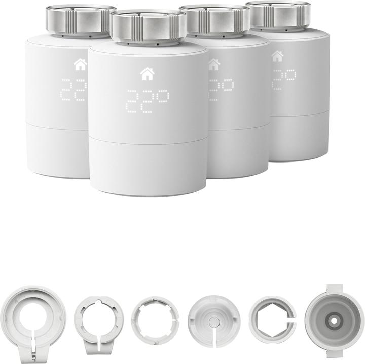 Actual product image tado° Smart radiator thermostat - Quattro Pack