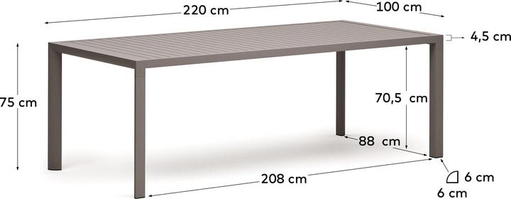 Actual product image Kave Home Culip (220 cm)
