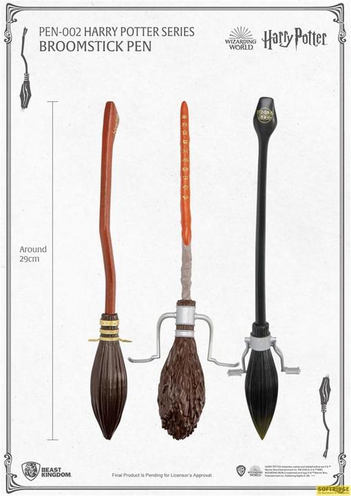 Actual product image Beast Kingdom Harry Potter stylo à bille balai volant Nimbus 2001 29 cm (1 x)