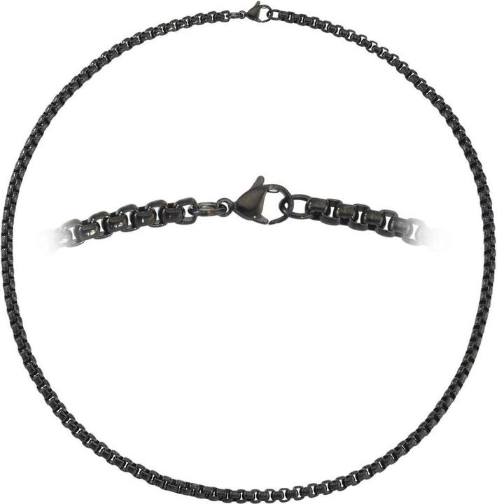 Produktbild Bijouteria Halskette (Edelstahl, PVD Beschichtung (schwarz), 40 cm)