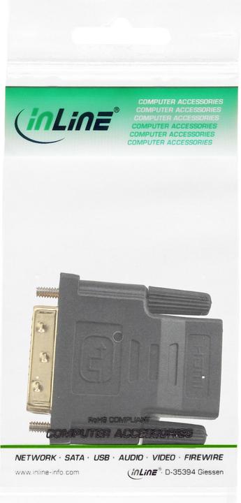 Productafbeelding InLine HDMI naar (DVI, 15 cm)