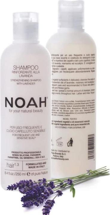 Noah For Your Natural Beauty Strengthening Shampoo Hair 1.3 szampon wzmacniający do włosów Lavenda (250 ml, Flüssiges Shampoo)