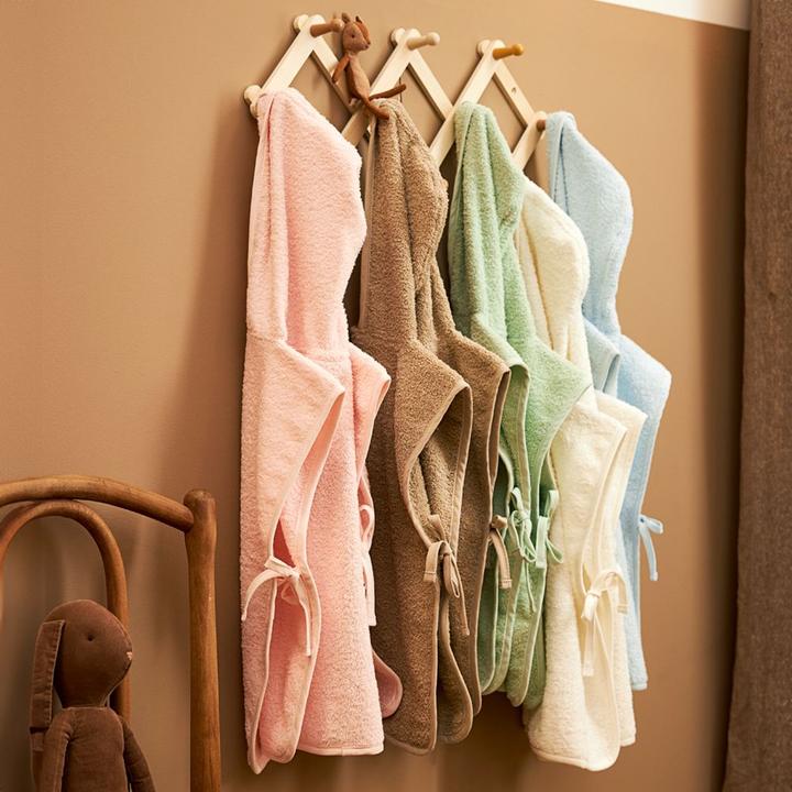 Actual product image Meyco Terry towelling bath poncho 1-3 jaar soft pink