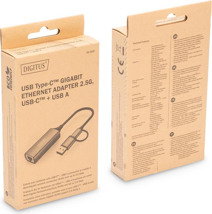 Actual product image Digitus DN-3028 (USB-C, USB, RJ45 2.5 Gigabit Ethernet (1x))