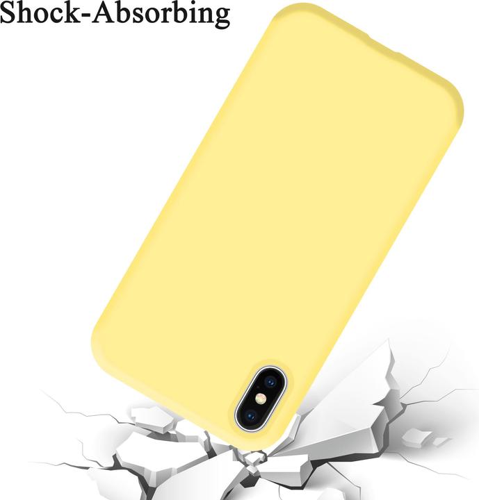 Actual product image Cadorabo TPU Liquid Silicone Case Cover (Apple iPhone X)