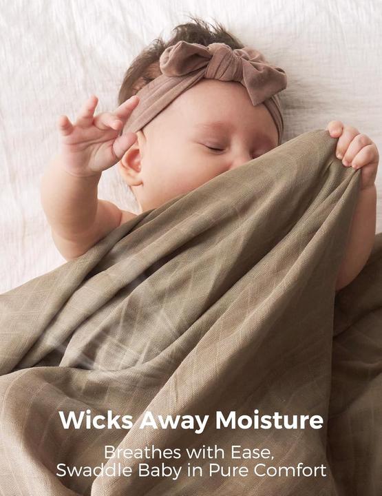 Immagine prodotto Momcozy Coperta Swaddle (120 cm, 120 cm)