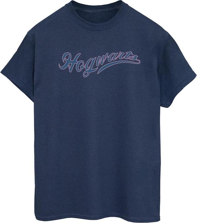 Actual product image Womens/Ladies Hogwarts Writing Cotton Boyfriend T-Shirt (XL)