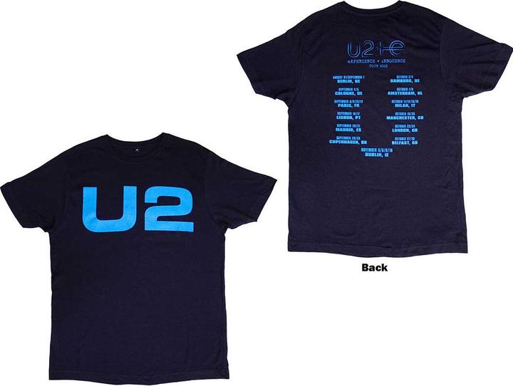 Image du produit U2 Logo E+I 2018 Tour Dates Back Print (XL)