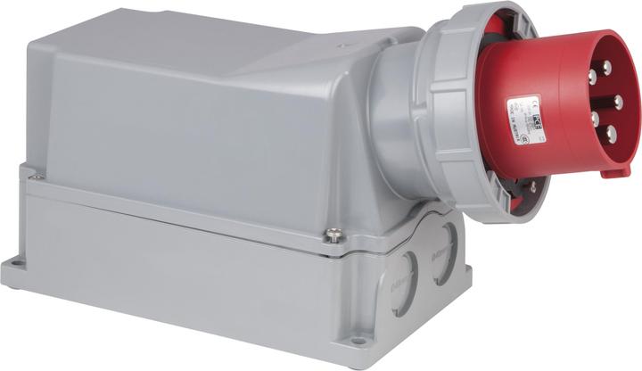 PCE CEE 125A 400V 5p Wallmount Male (CEE 125/5)