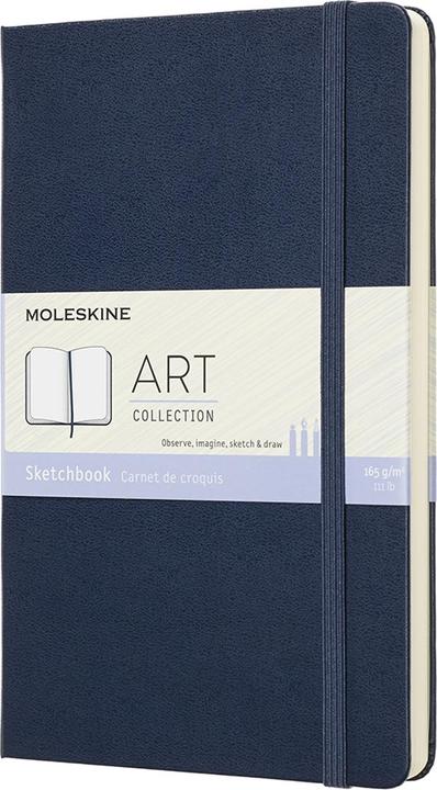 Actual product image Moleskine Sketchbook (A5, Plain, Hardcover)