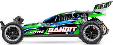 Actual product image Traxxas BUGGY BANDIT HD 1:10 2WD EP RTR GREEN w/USB-C Charger & Battery (RTR Ready-to-Run)