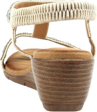 Actual product image Lunar Womens/Ladies Macie Wedge Sandals (40)