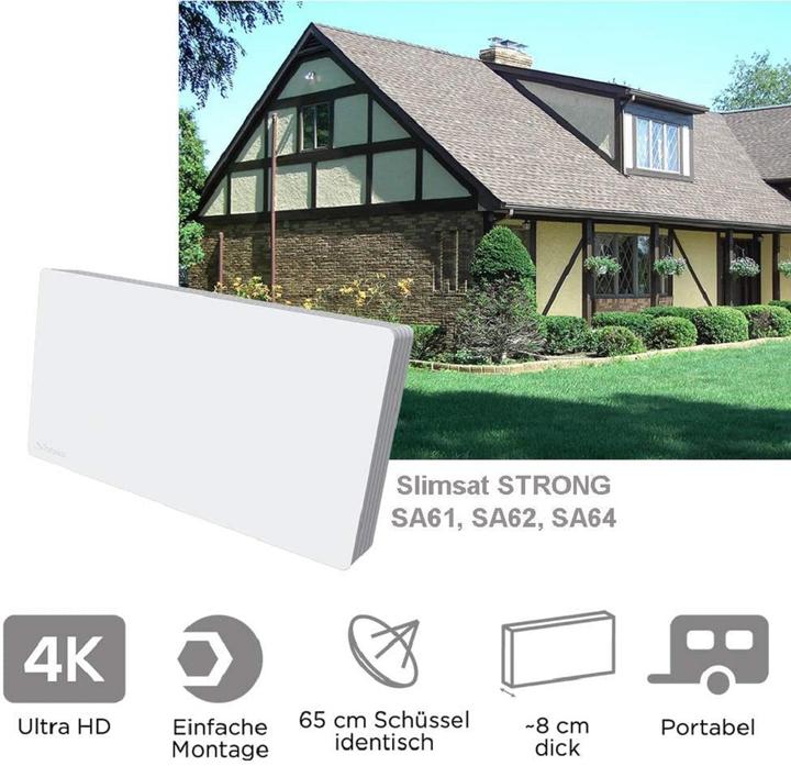 Produktbild Strong SA61 (Flachantenne, 33.70 dB, DVB-S / -S2)
