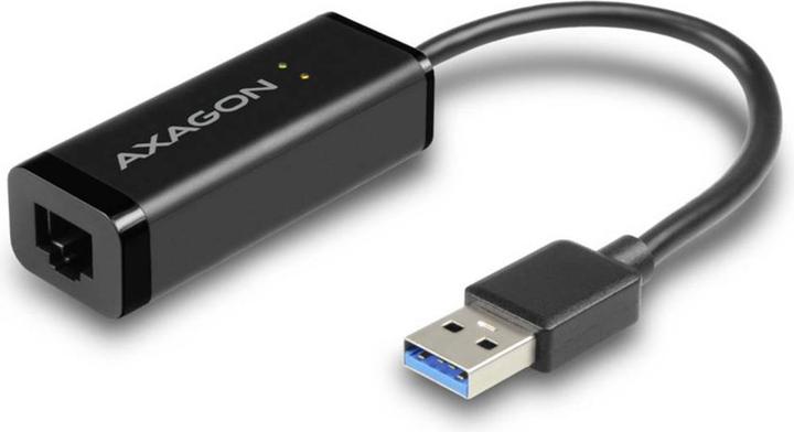 Actual product image Axagon ADE-SR Gigabit Ethernet 10/100/1000 Adapter - USB 3.0 Type A (USB 3.0, RJ45 (1x))
