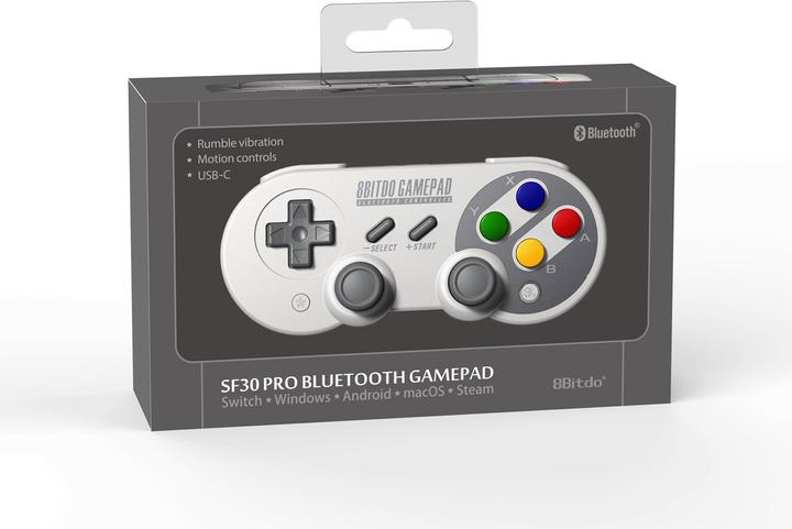Actual product image 8bitdo SF30 Pro (Android, Linux, Mac, PC, Switch)