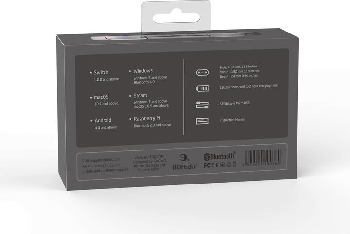 Actual product image 8bitdo SF30 Pro (Android, Linux, Mac, PC, Switch)