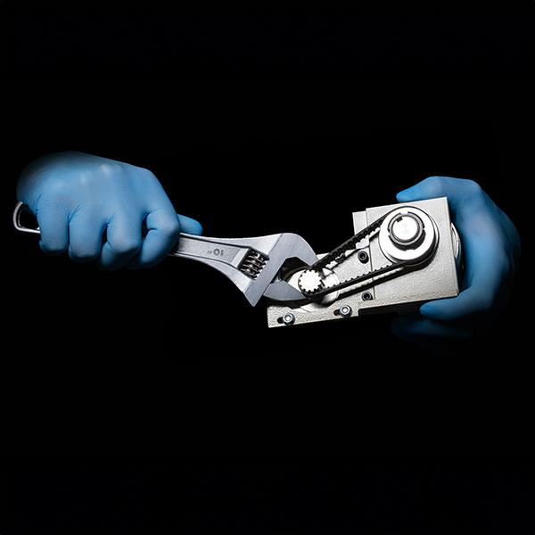 Image du produit Ampri gants nitrile jetables Med-Comfort blue 300 (S)