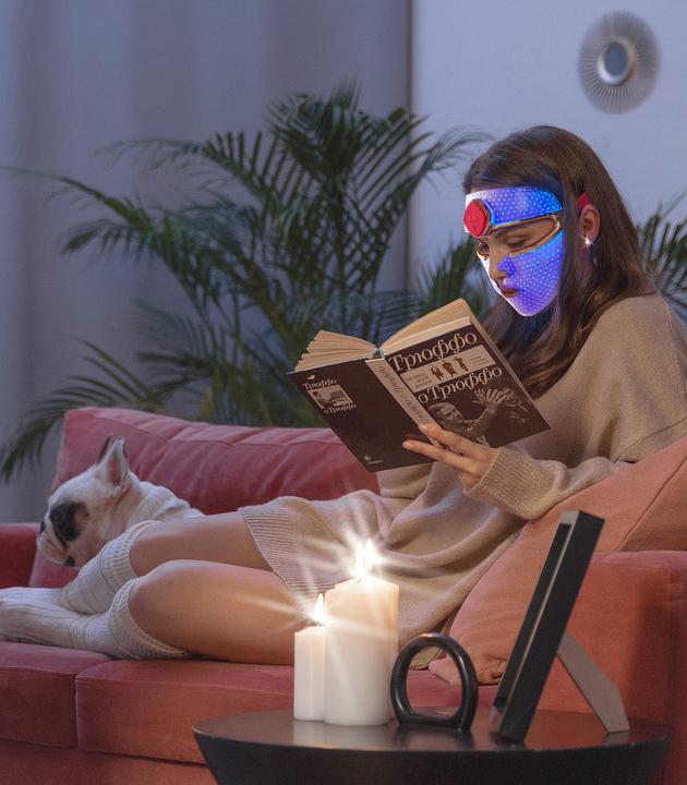 Actual product image FAQ LED face mask 201