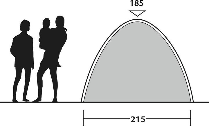 Produktbild Outwell Free Standing Inner L (2.70 kg, 3 Personen)