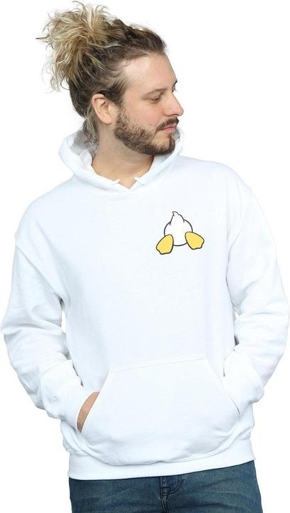 Immagine prodotto Disney Donald Duck Backside Breast Print Felpa con Cappuccio Uomo (M)