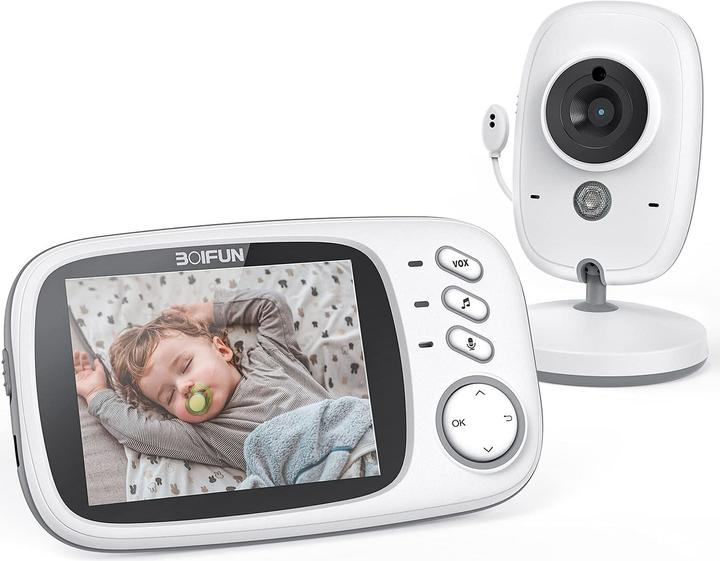 Boifun Babyüberwachung (Babyphone mit Kamera, 260 m)