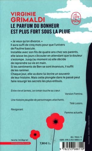 Immagine prodotto Le parfum du bonheur est plus fort sous la pluie (Francese, Grimaldi Virginie, 2018)