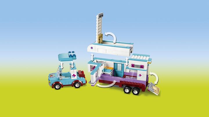 Immagine prodotto LEGO Amici rimorchio per cavalli e veterinario (41125, LEGO Friends)