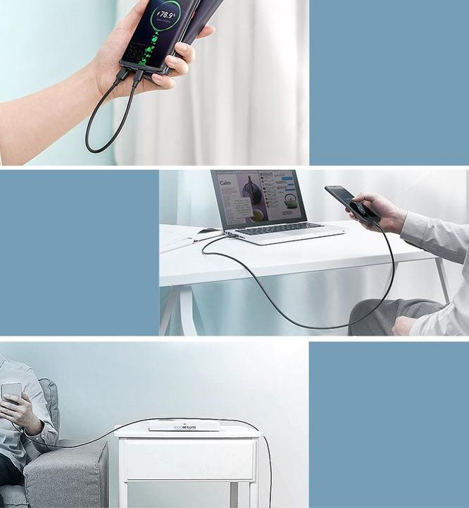 Actual product image Ugreen USB-A 2.0 to USB-C data cable (2 m, USB 2.0)