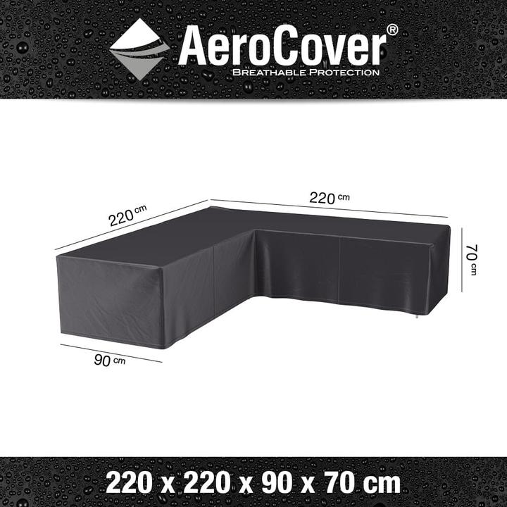 Actual product image AeroCover Corner lounge cover