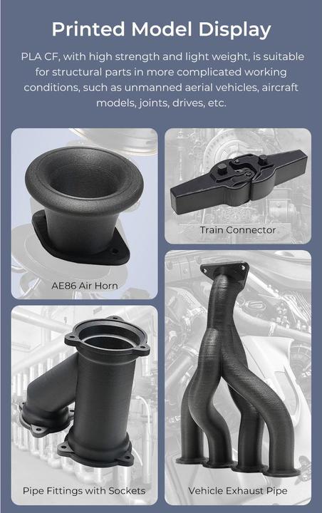 Produktbild Creality Filament (Carbon, PLA, 1.75 mm, 1000 g, Schwarz)