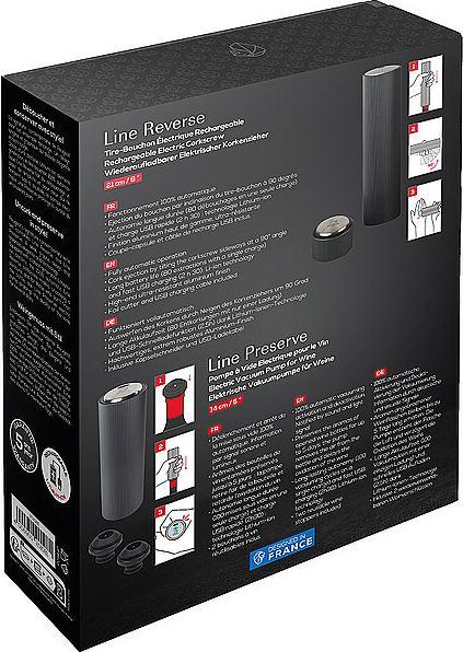 Actual product image Peugeot Gift box Master of wine Set 3-piece black