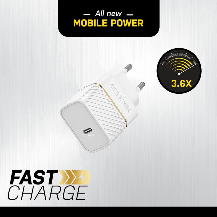 Actual product image OtterBox EU GaN Fast Charge Wall Charger (30 W)