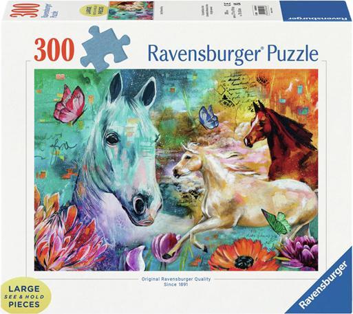 Produktbild Ravensburger Puzzle Fantasy Horses 300 Stück Extra Gross (300 Teile)