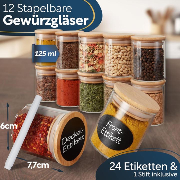 Produktbild Clidor Gewürzgläser (0.13 l)