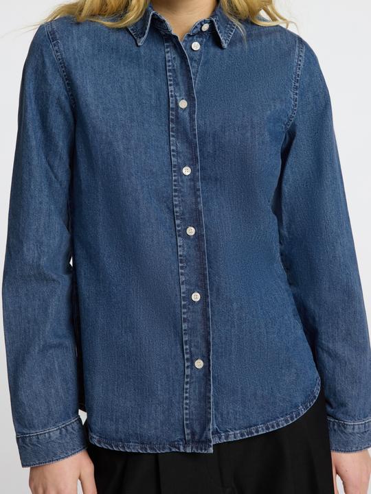 Produktbild Selected Femme Körperbetontes Langarm Jeanshemd (38)