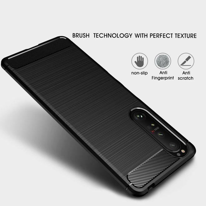 Immagine prodotto MU Style Serie Softcase in fibra di carbonio TPU (Sony Xperia 1 III)