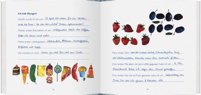 Actual product image Die kleine Raupe Nimmersatt - Mein Babyalbum - Blau