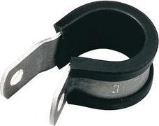 Image du produit HellermannTyton Clip P alliage aluminium dia. 25,4 noir (Pont de câbles, 40 cm)