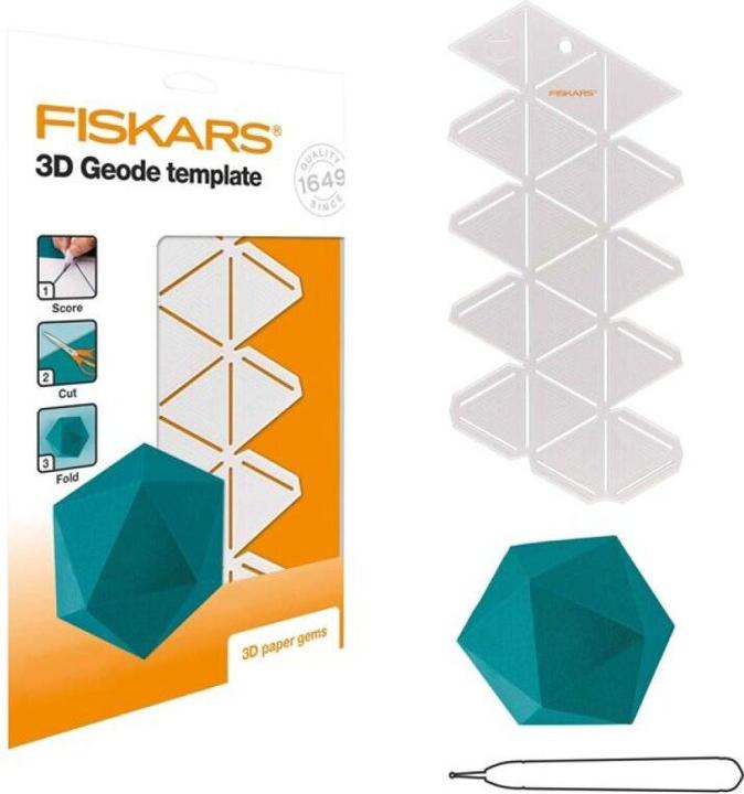 Produktbild Fiskars 1059566 3D Papier-Juwel, Kunststoff, Weiss (300 mm)
