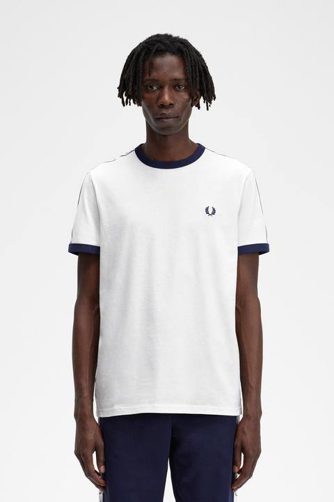 Immagine prodotto Fred Perry T-shirt con finiture a contrasto e strisce (XXL)