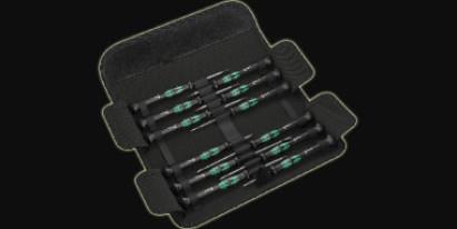 Actual product image Wera Kraftform Micro 12 Universal 1 (Slotted screws, Allen screw, Torx (TX), Phillipps cross recess (PH))