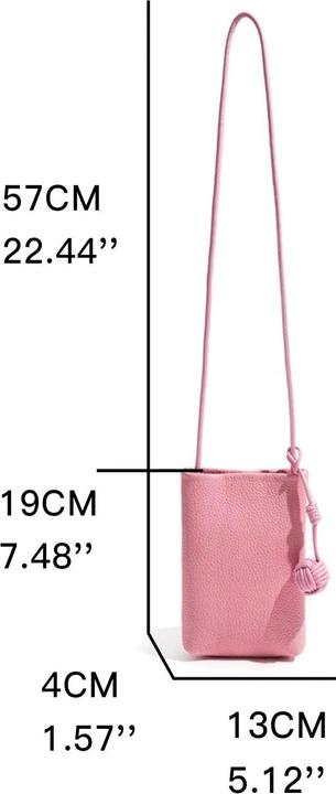Only-Bags.Store Echtes Leder Kleine Umhängetasche Designer Handytasche Leichte Mode Umhängetasche Reisetasche